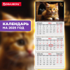 116106 КАЛЕНДАРЬ 2025 КОТЕНОК BRAUBERG: 100x100